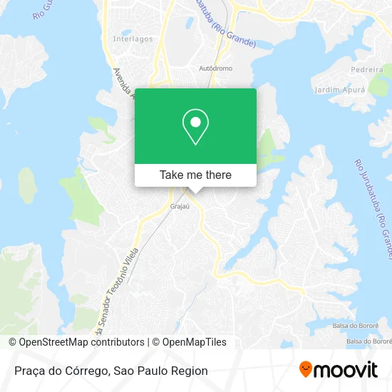 Praça do Córrego map