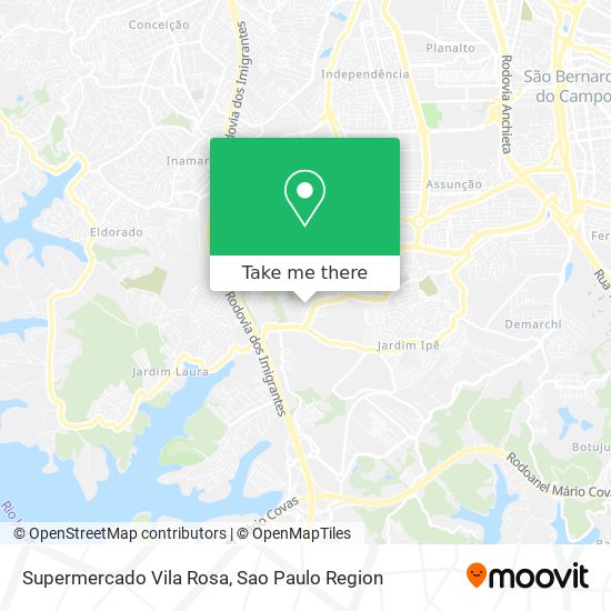 Supermercado Vila Rosa map