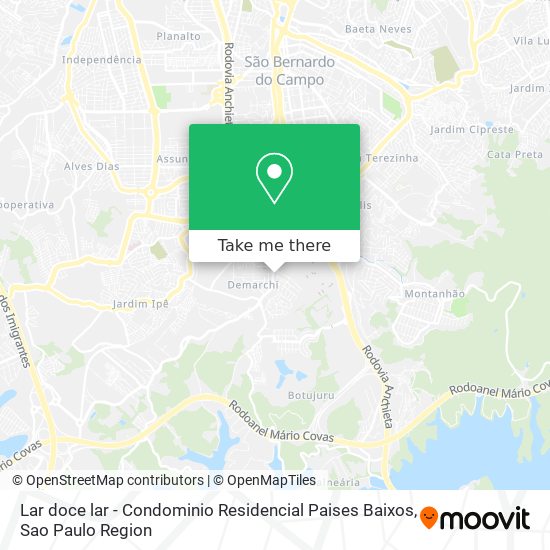 Lar doce lar - Condominio Residencial Paises Baixos map