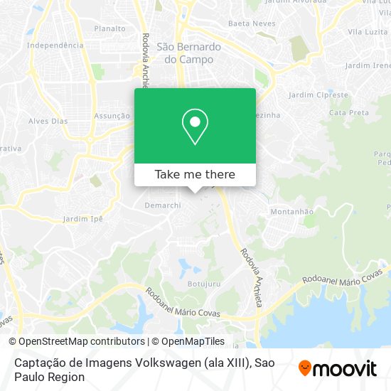 Captação de Imagens Volkswagen (ala XIII) map