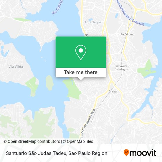 Santuario São Judas Tadeu map