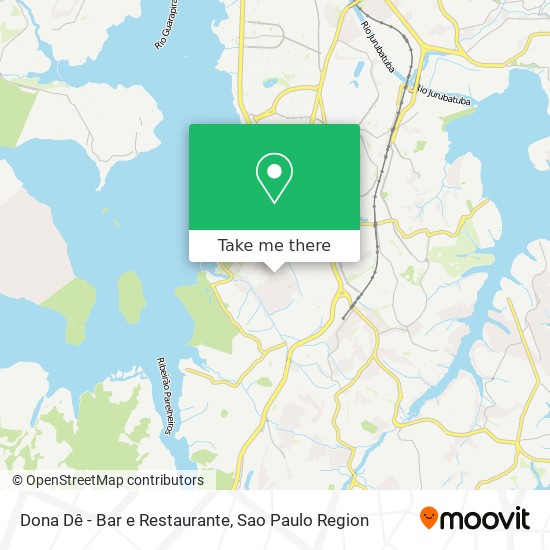 Mapa Dona Dê - Bar e Restaurante