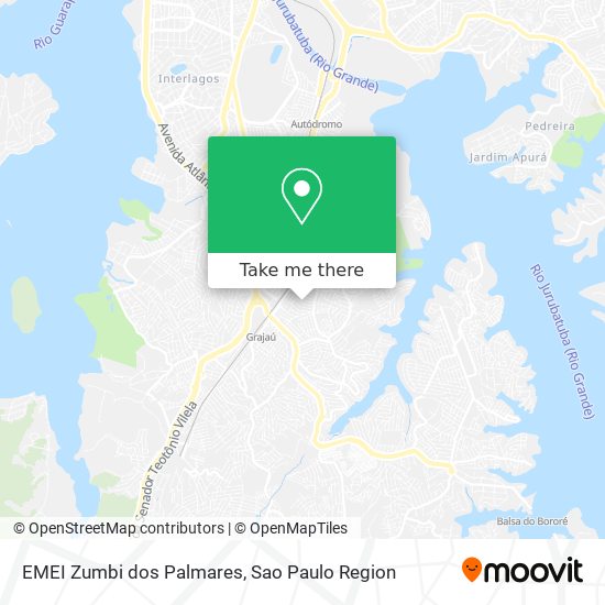 EMEI Zumbi dos Palmares map