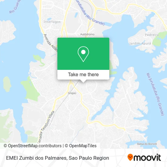 EMEI Zumbi dos Palmares map