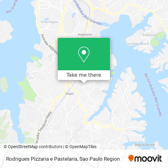 Rodrigues Pizzaria e Pastelaria map