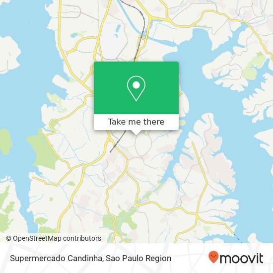 Supermercado Candinha map