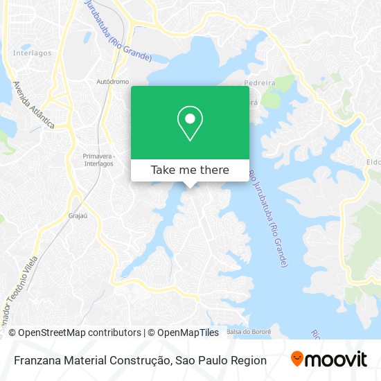 Franzana Material Construção map