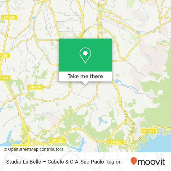 Studio La Belle — Cabelo & CIA map