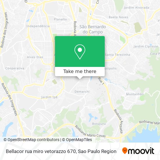 Bellacor  rua miro vetorazzo 670 map