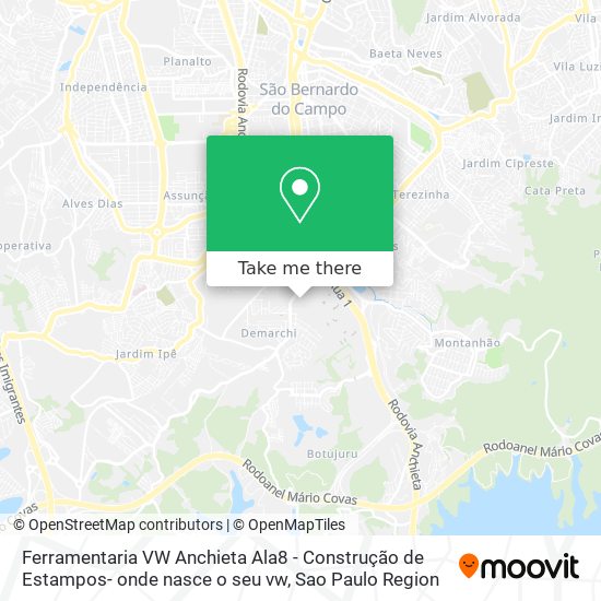 Mapa Ferramentaria VW Anchieta Ala8 - Construção de Estampos- onde nasce o seu vw