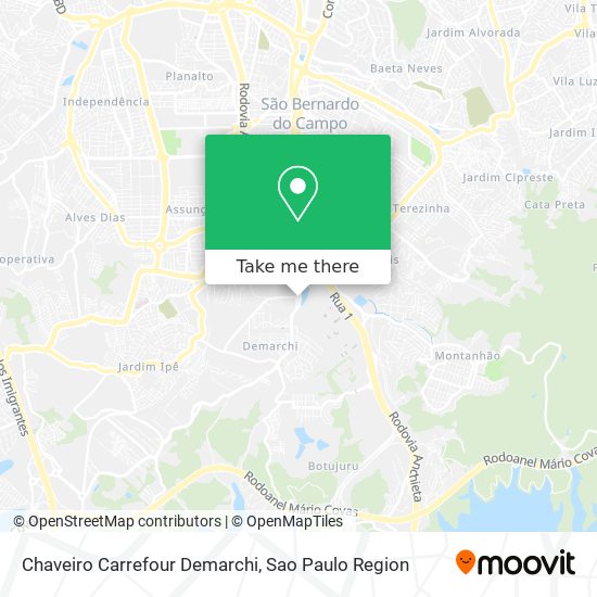 Chaveiro Carrefour Demarchi map