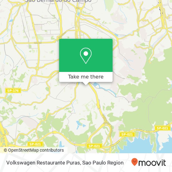 Volkswagen Restaurante Puras map