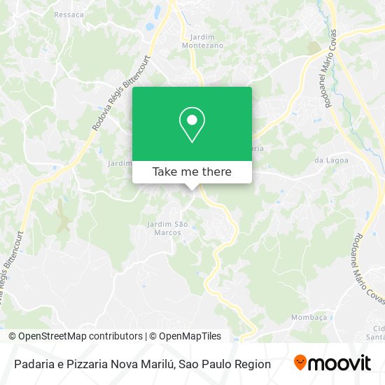 Padaria e Pizzaria Nova Marilú map