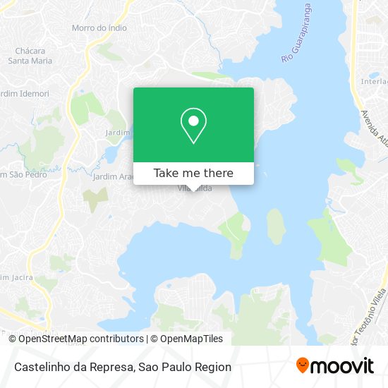 Castelinho da Represa map