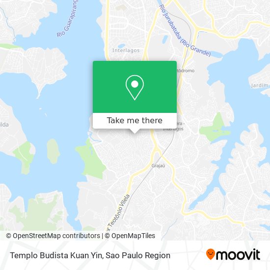 Mapa Templo Budista Kuan Yin