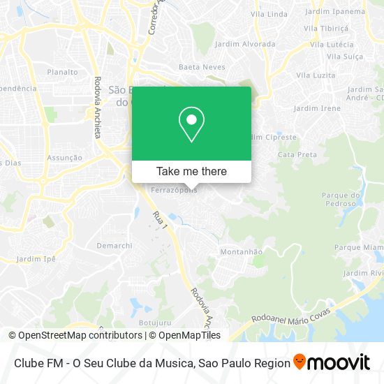 Clube FM - O Seu Clube da Musica map