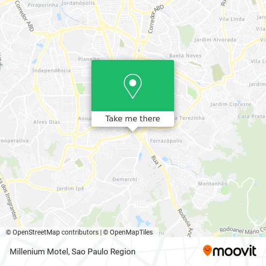 Mapa Millenium Motel
