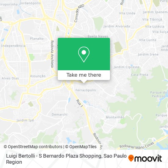 Luigi Bertolli - S Bernardo Plaza Shopping map