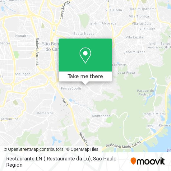 Mapa Restaurante LN ( Restaurante da Lu)