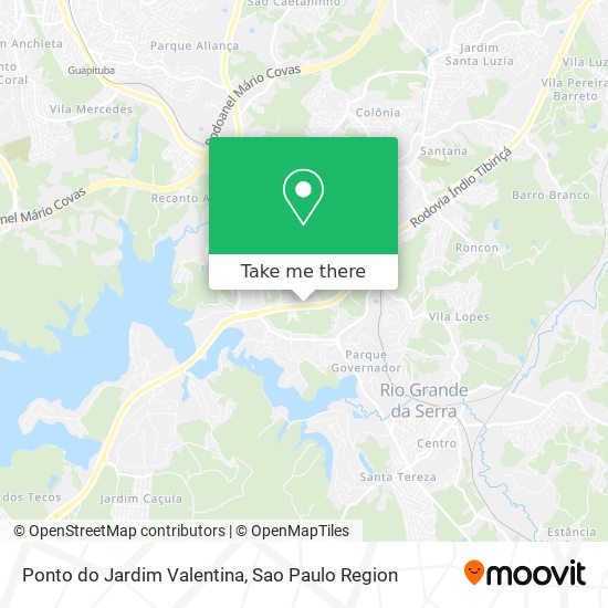 Ponto do Jardim Valentina map