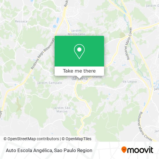 Auto Escola Angélica map
