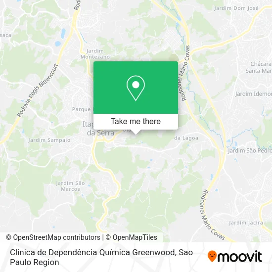 Clinica de Dependência Química Greenwood map