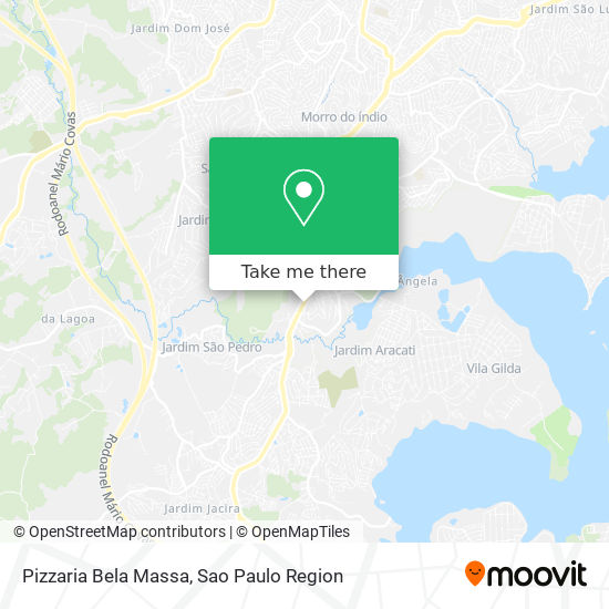 Pizzaria Bela Massa map