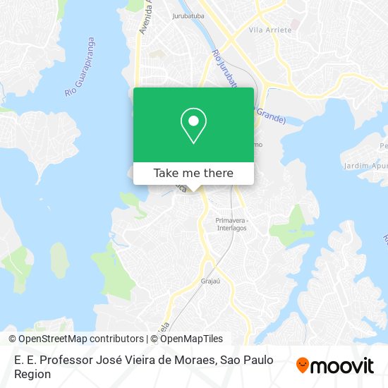 E. E. Professor José Vieira de Moraes map