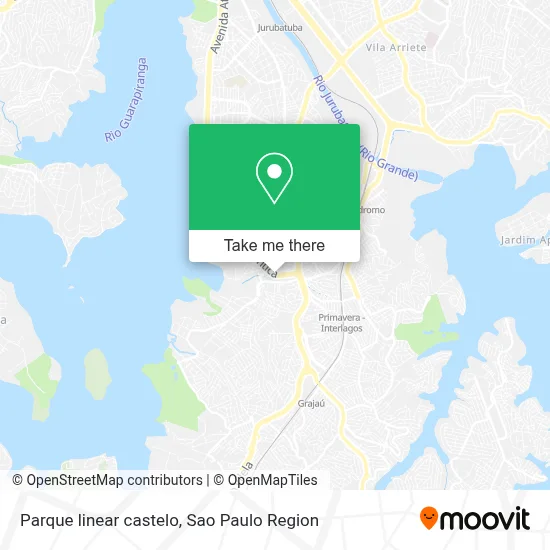 Parque linear castelo map