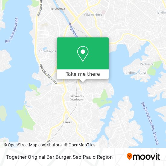 Together Original Bar Burger map