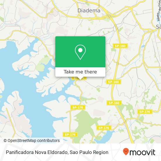 Panificadora Nova Eldorado map