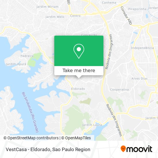 Mapa VestCasa - Eldorado