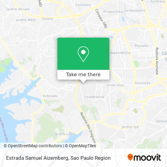 Estrada Samuel Aizemberg map