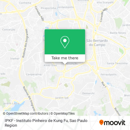 IPKF - Instituto Pinheiro de Kung Fu map