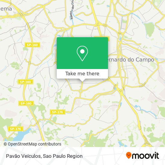 Pavão Veículos map