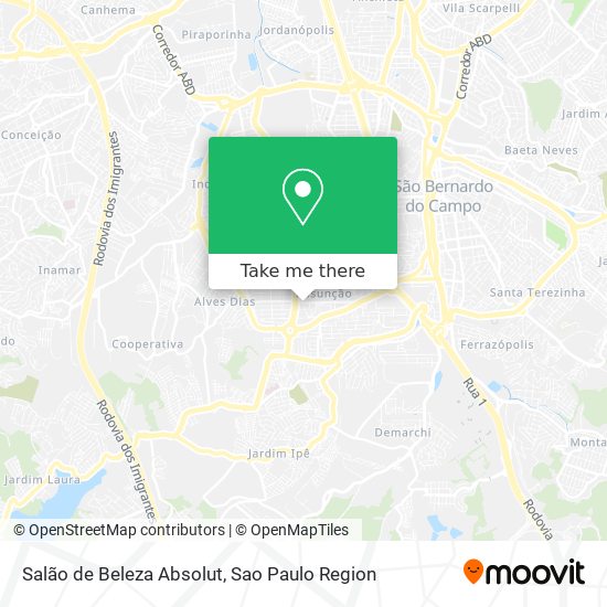 Salão de Beleza Absolut map