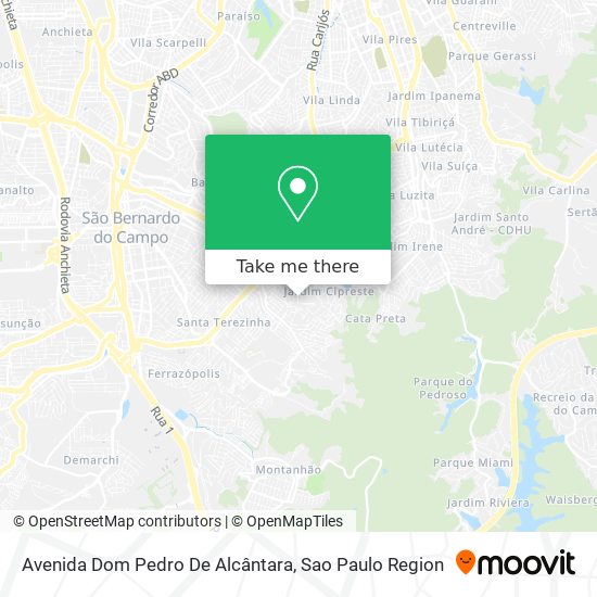 Avenida Dom Pedro De Alcântara map