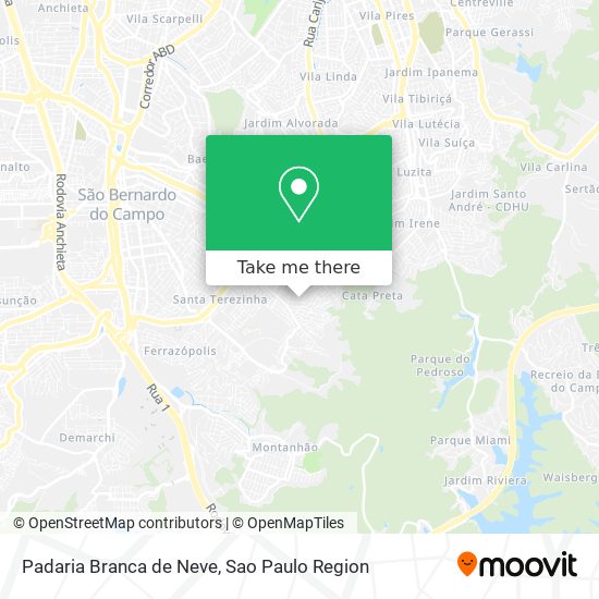 Padaria Branca de Neve map