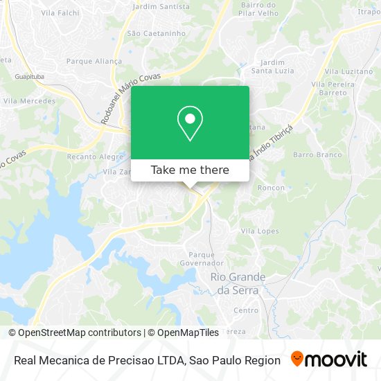 Real Mecanica de Precisao LTDA map