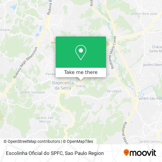 Escolinha Oficial do SPFC map