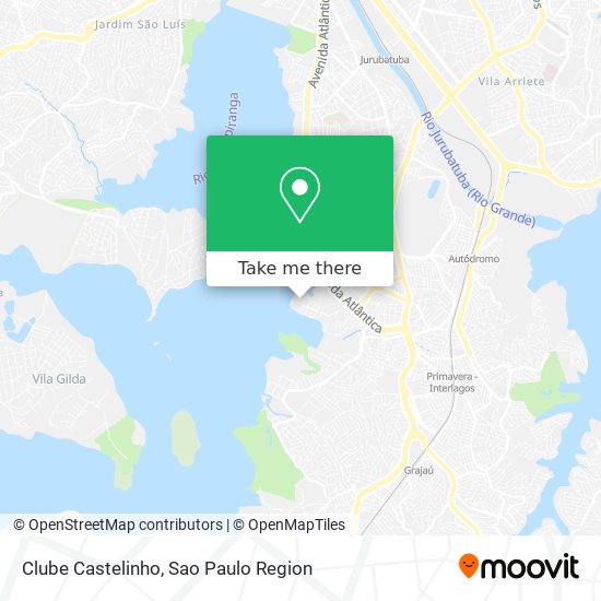 Clube Castelinho map