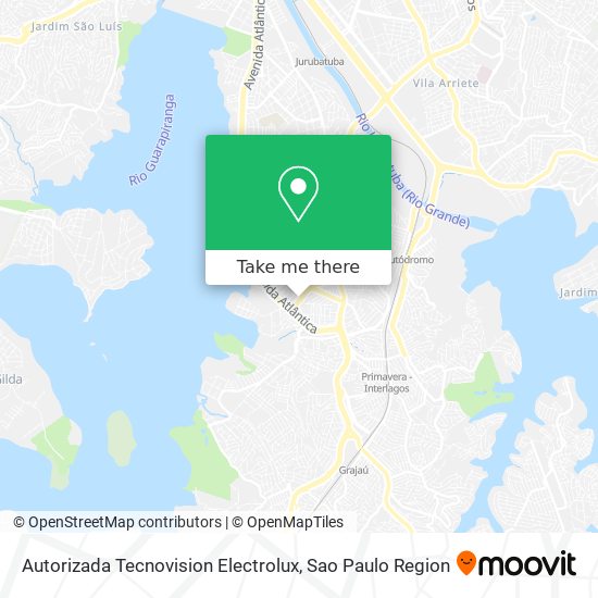 Autorizada Tecnovision Electrolux map
