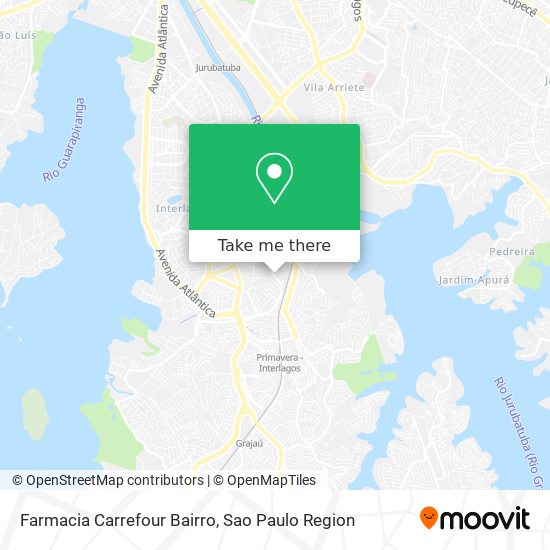 Farmacia Carrefour Bairro map