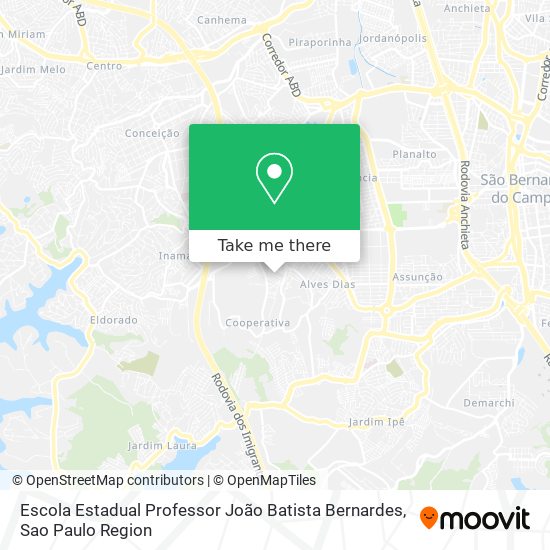 Escola Estadual Professor João Batista Bernardes map