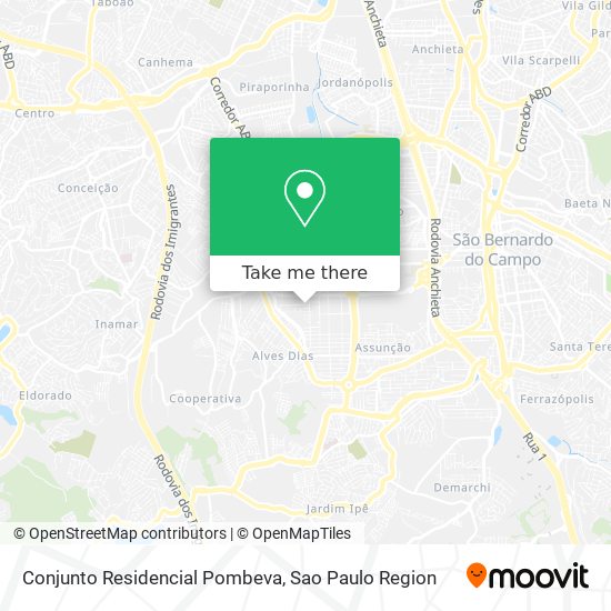 Mapa Conjunto Residencial Pombeva