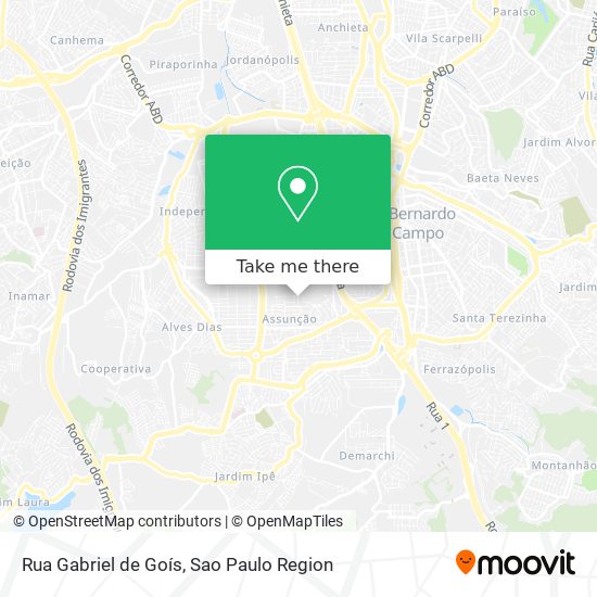Rua Gabriel de Goís map