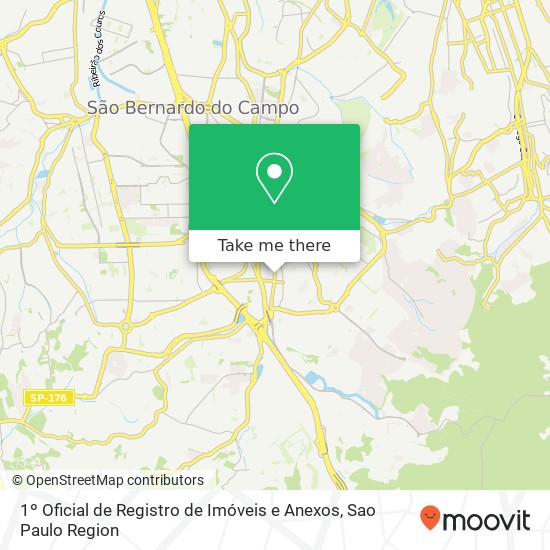 1º Oficial de Registro de Imóveis e Anexos map