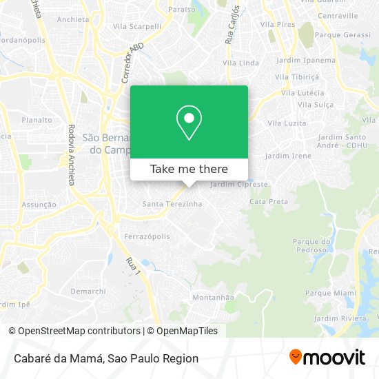 Cabaré da Mamá map