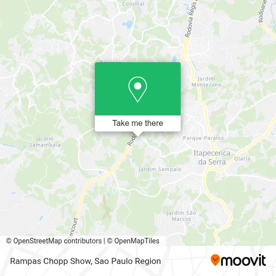 Rampas Chopp Show map