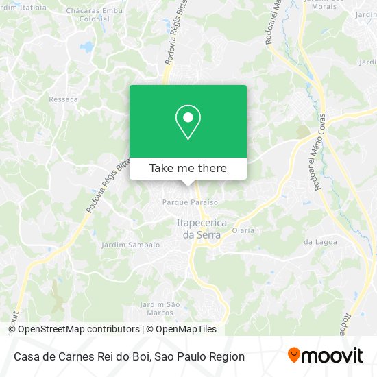 Casa de Carnes Rei do Boi map